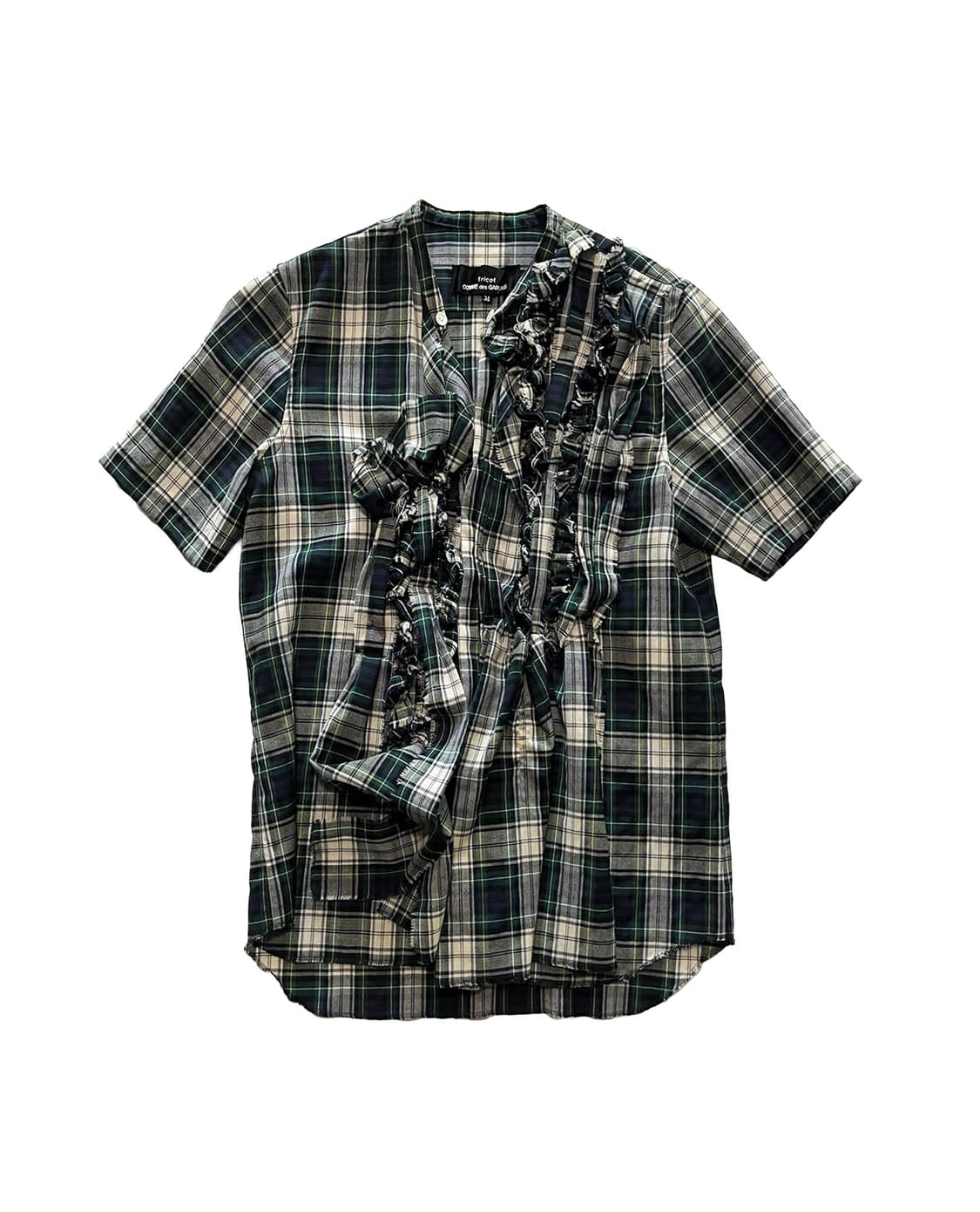COMME DES GARCONS check frill shirt 상품이미지1