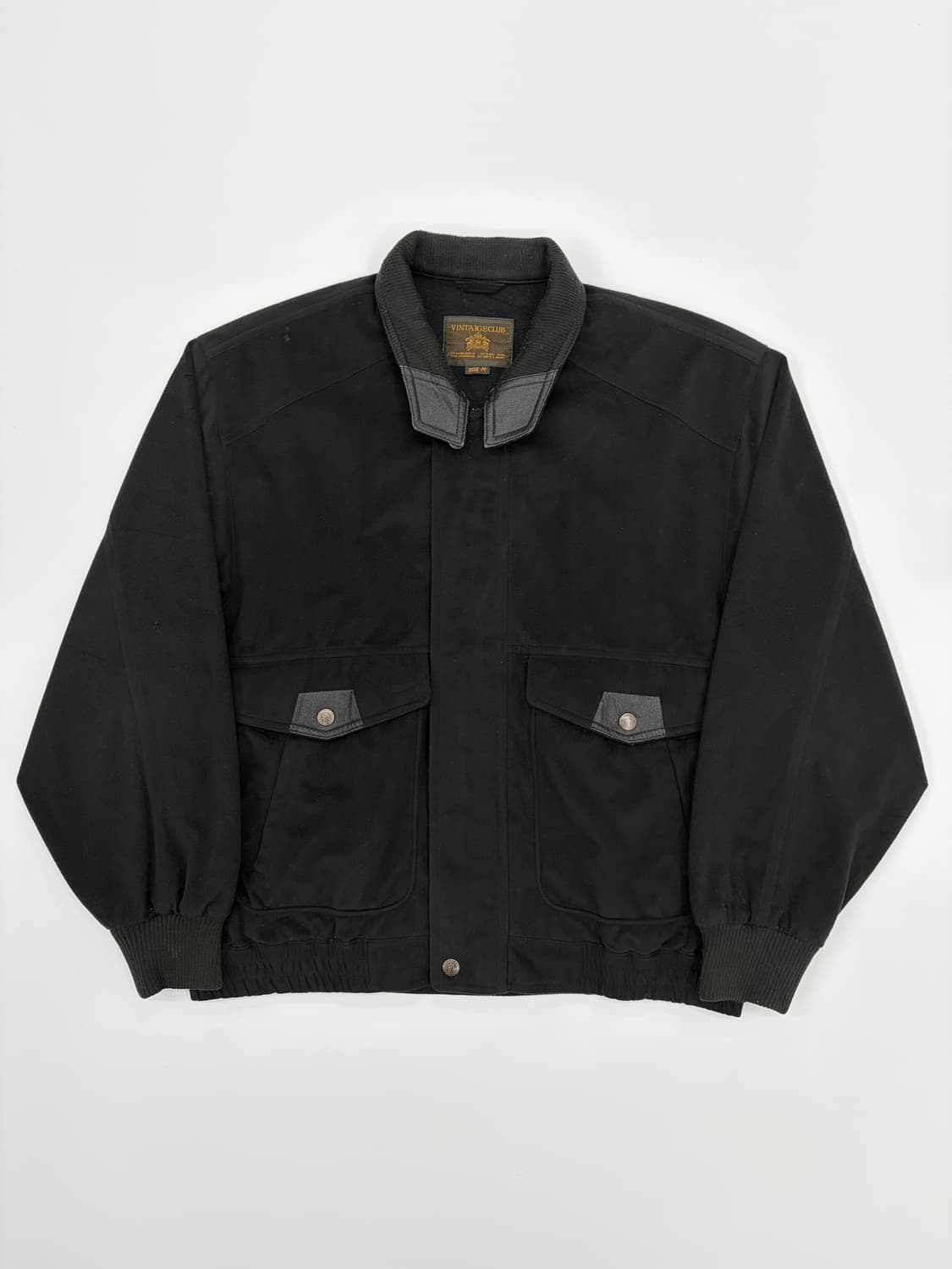 VINTAGE CLUB 울 블렌드 집업 자켓 상품이미지1