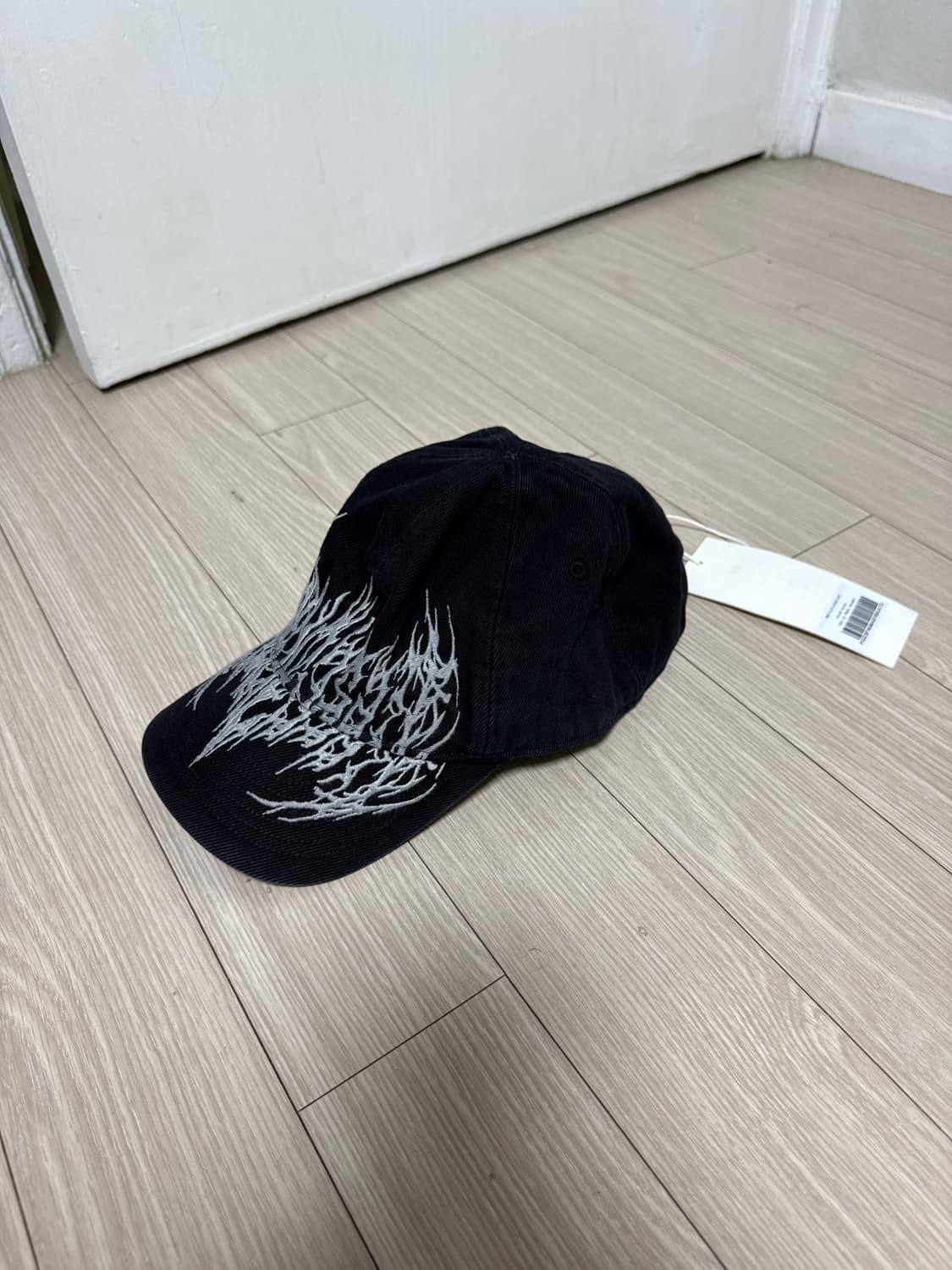 프로젝트 G/R 메탈릭 로고 캡 블랙 상품이미지4