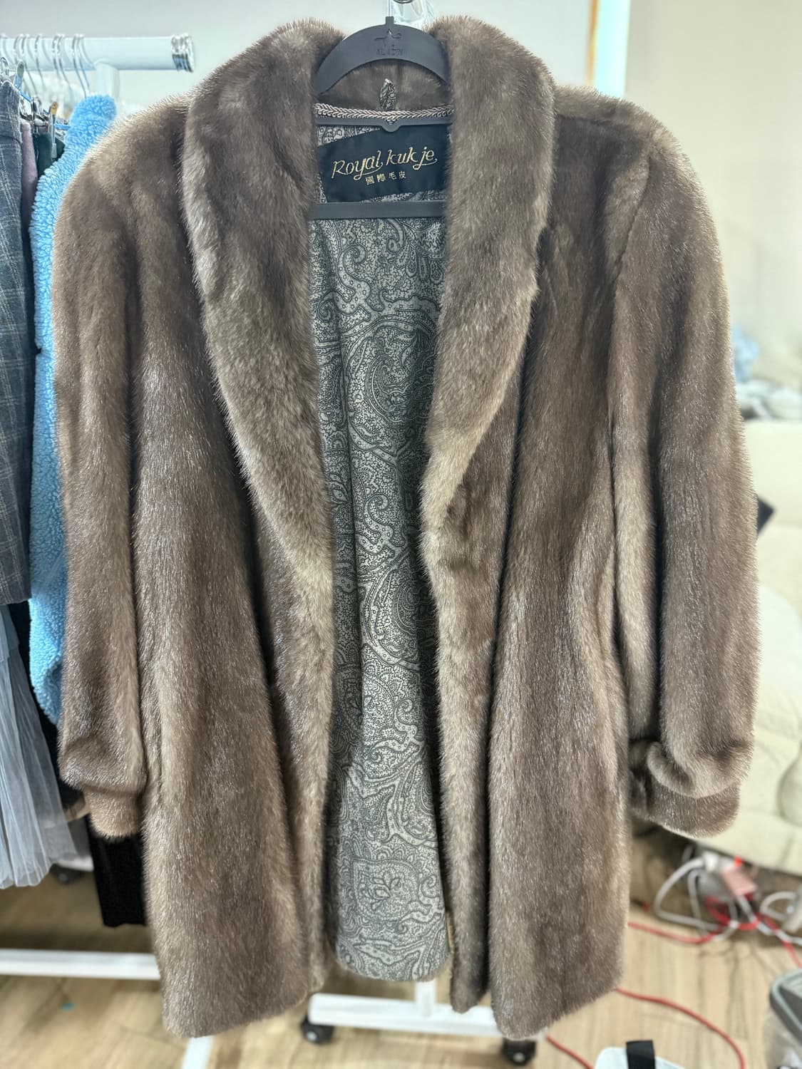 Royal kukje 아메리칸 레전드 밍크코트 상품이미지1