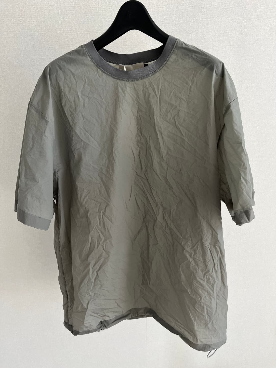 아모멘토 맨 SHEER DRAWSTRING TOP 상품이미지1