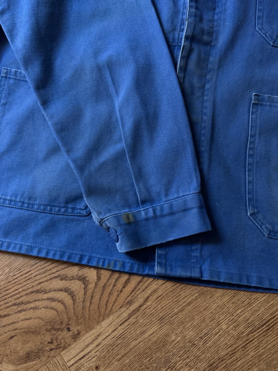 [M]90's 빈티지 3포켓 트윌코튼 프렌치 워크 자켓 상품이미지5