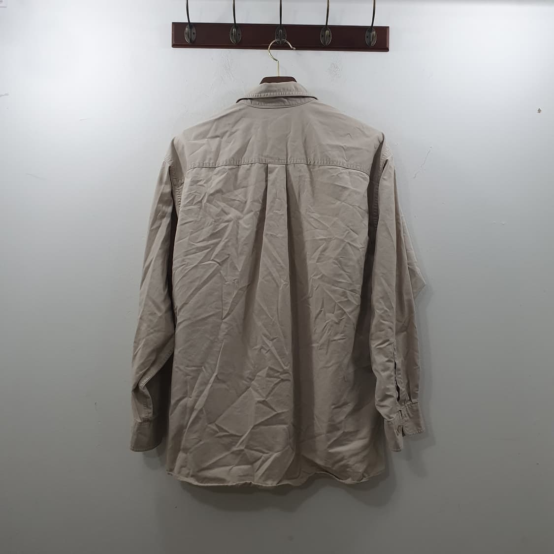 XL 칼하트 남성 베이지 빈티지 루즈핏 캐주얼 셔츠 남방 상품이미지7