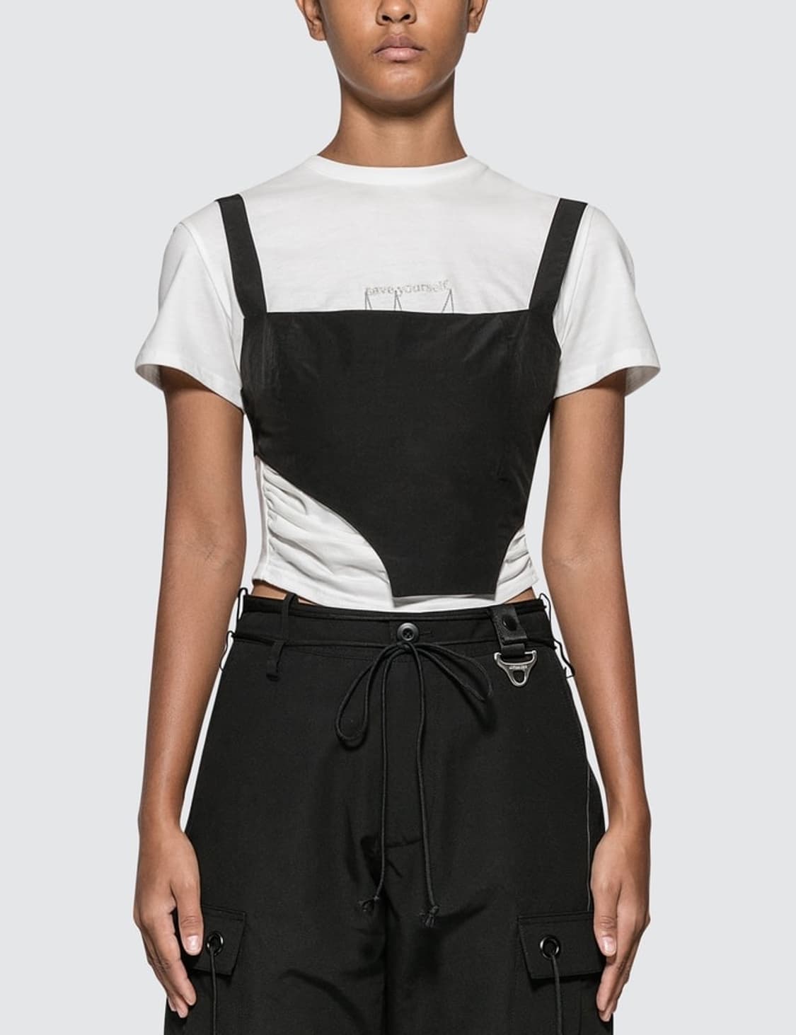 [뉴진스 하니 착용] 혜인서 asymmetric crop top 상품이미지8