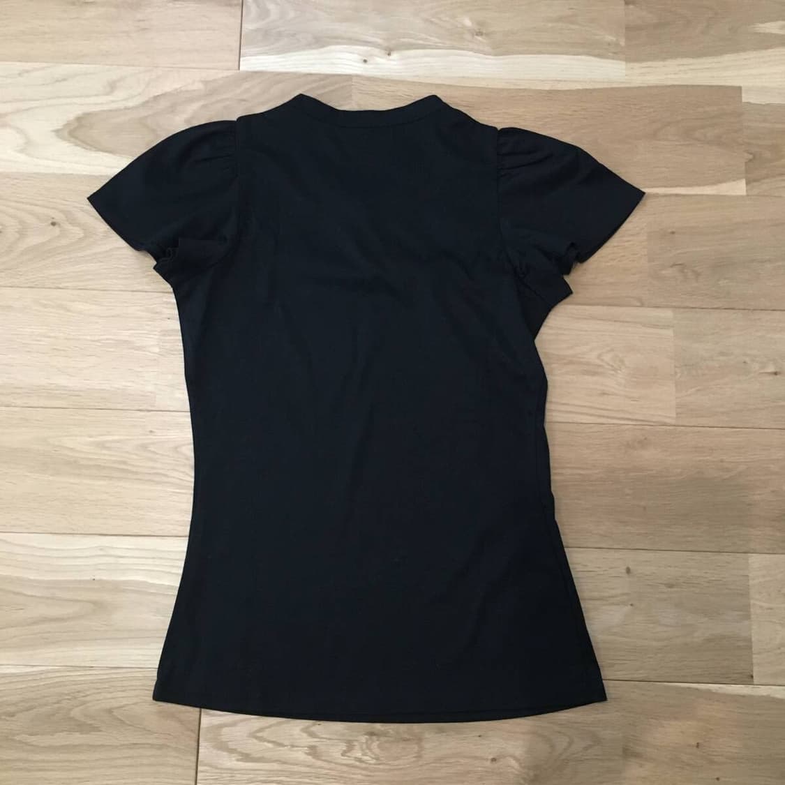 버버리 블루 라벨 쇼트 슬리브 탑 블랙 38 상품이미지3