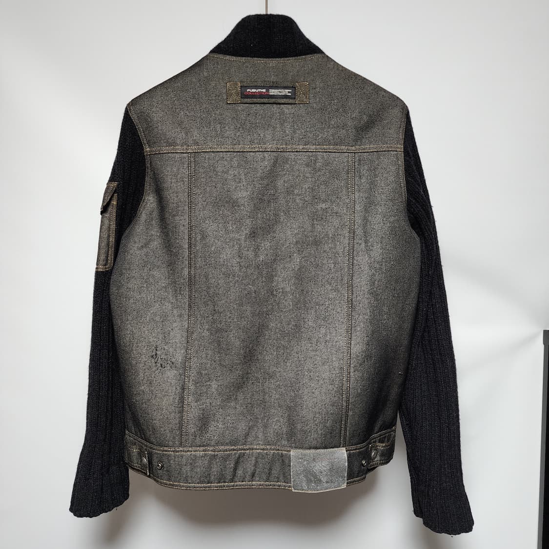 FUBU 울 생지 니트집업 자켓 상품이미지4