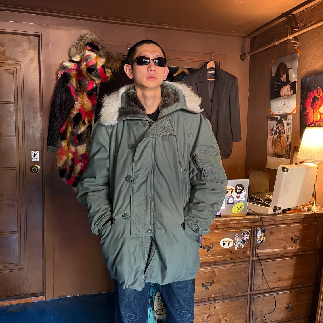 90S N3B MILITARY PARKA L 상품이미지2