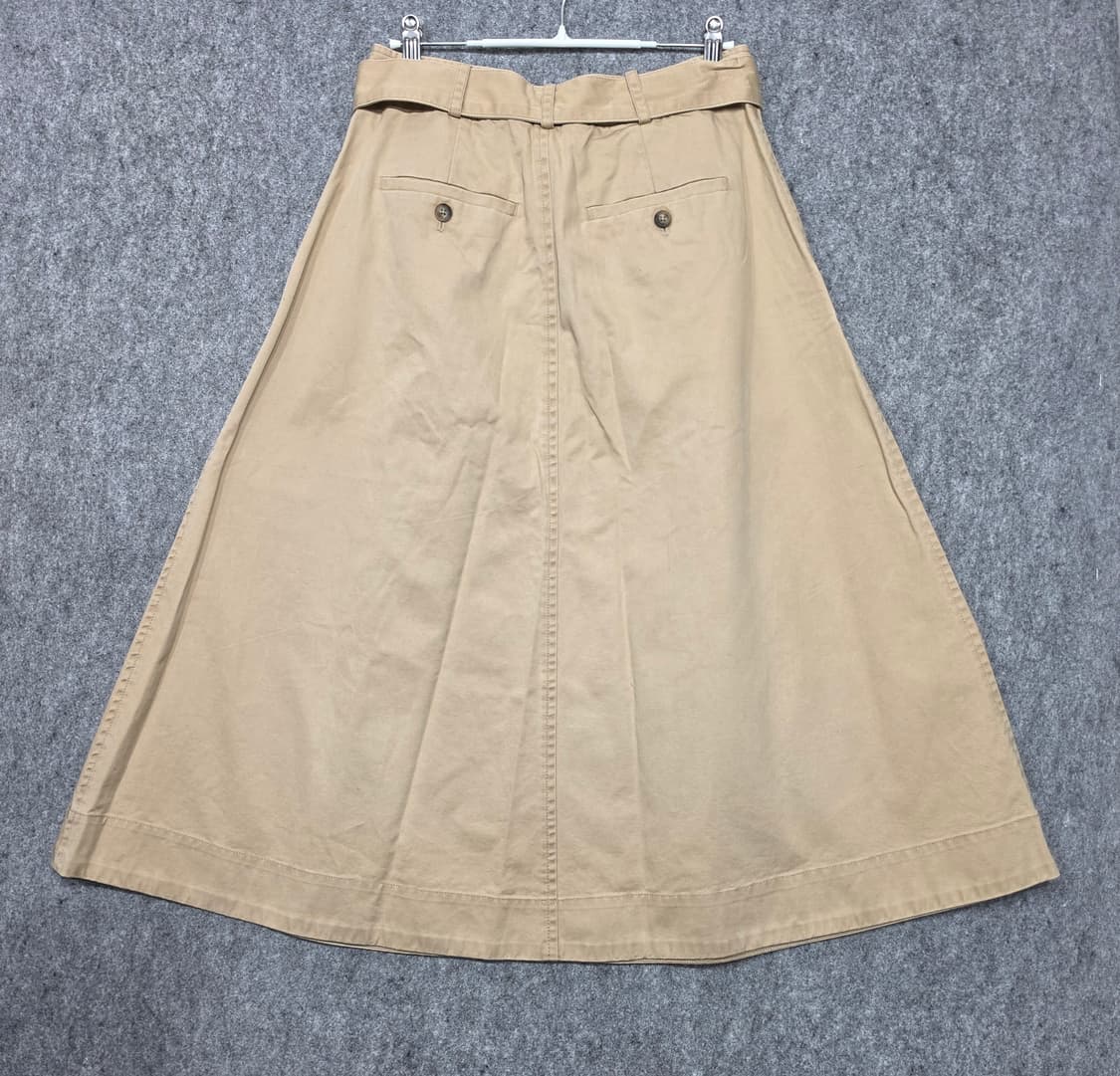 폴로 랄프로렌 벨티드 투턱 코튼 올드머니 A라인 스커트 치마 2사이즈 상품이미지2