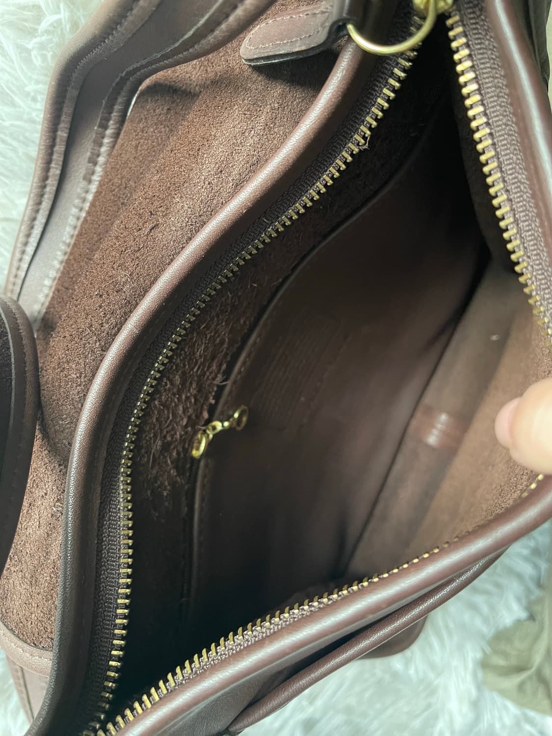 올드코치 빈티지 코치 브라운 가죽 크로스백 상품이미지3