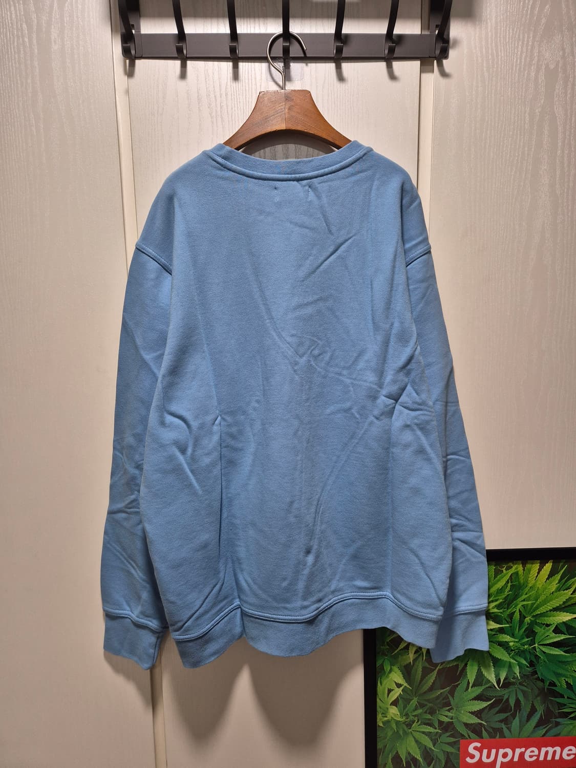 (세일)(새상품)빅웨이브 브랜드 맨투맨 하늘색 상품이미지10