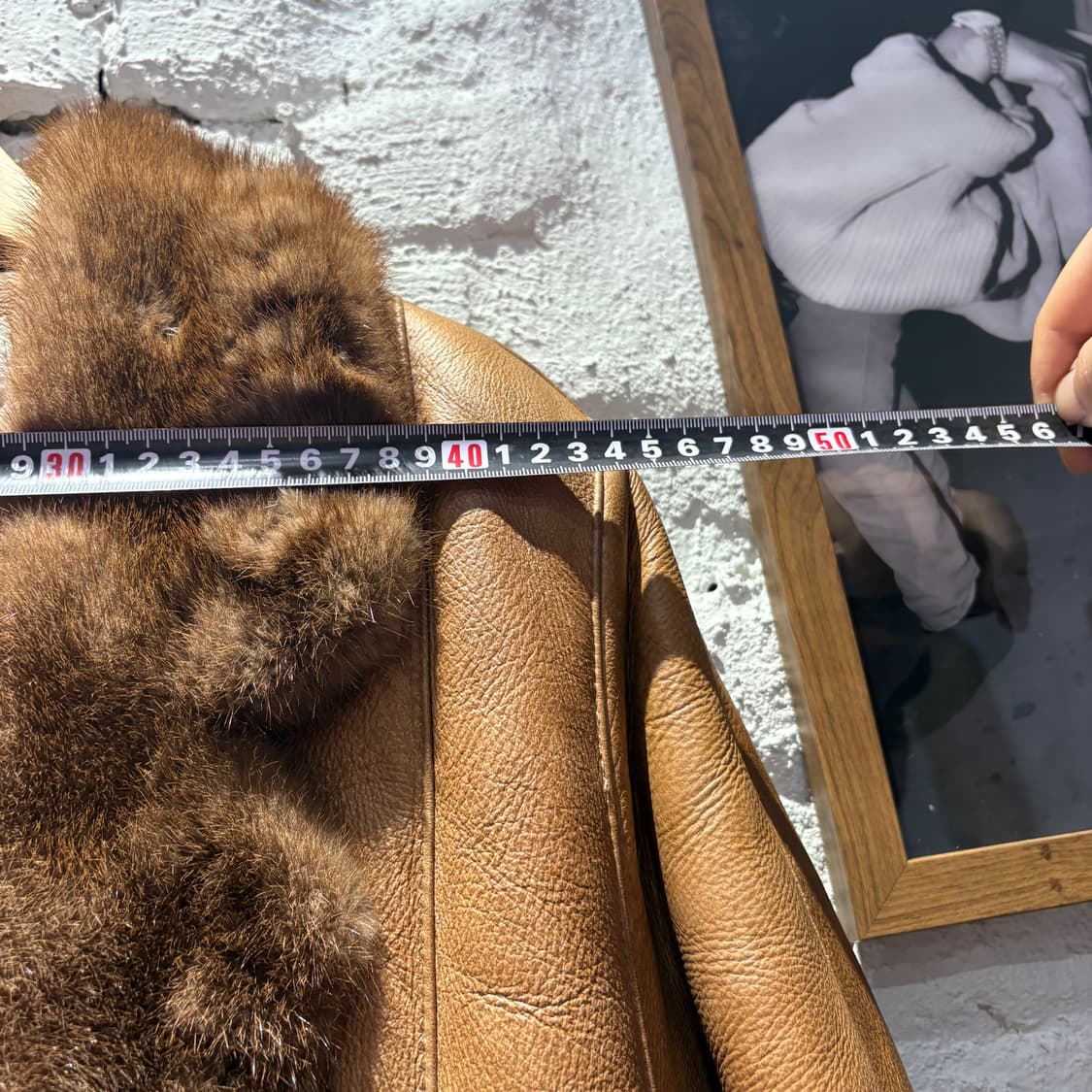 빈티지 양가죽 카라 퍼 자켓 상품이미지6