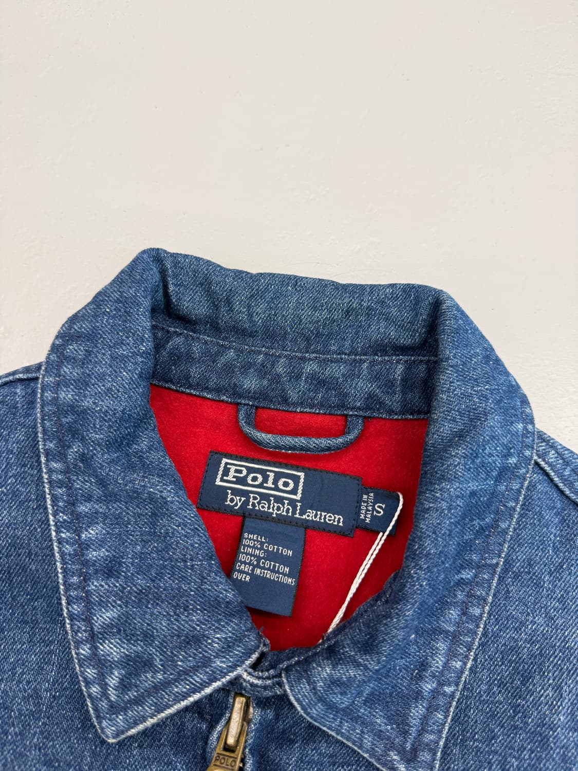 폴로 랄프로렌 90‘s 루즈핏 데님 스윙 블루종 자켓 상품이미지7