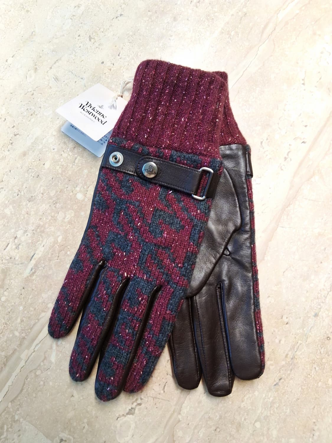 비비안웨스트우드 남성 울 벨티드 장갑 (새상품) 상품이미지6