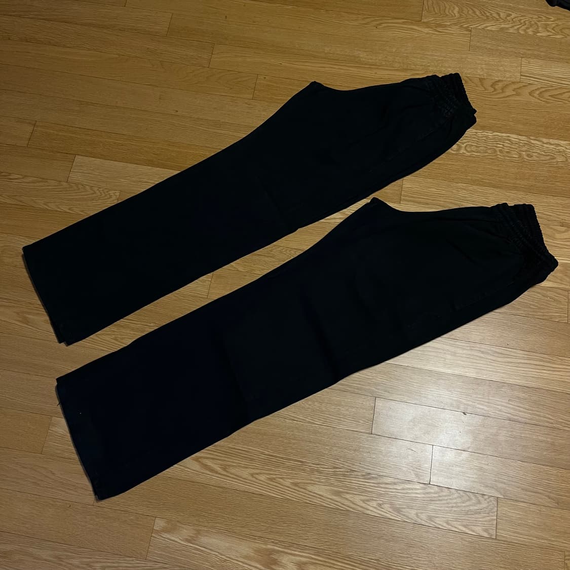 [S] 이지 갭 메인라인 사틴 카고 팬츠 블랙 상품이미지2