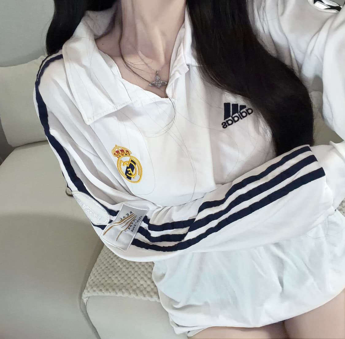 🐰아디다스 레알 긴팔 슬리브 여리핏 매물없음🖤 상품이미지3
