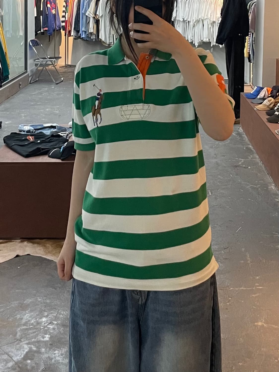 폴로랄프로렌 빅포니 스트라이프 럭비 반팔 H2732 상품이미지1
