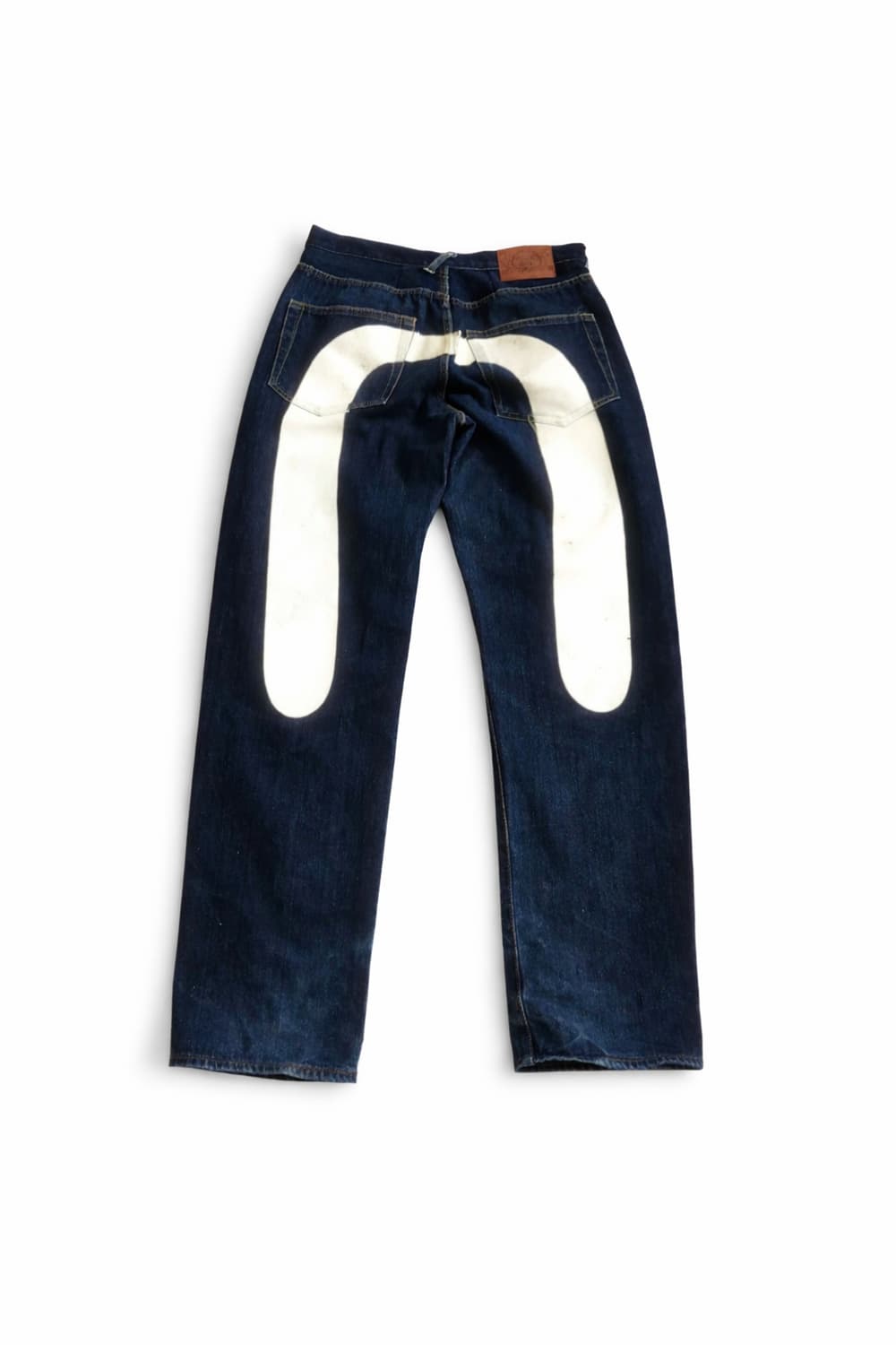 에비수 빅로고 와이드 데님팬츠 상품이미지1