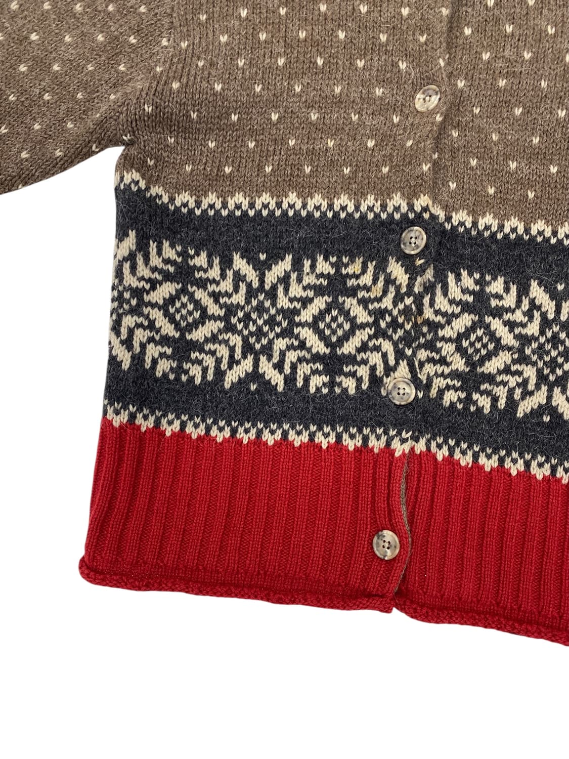 90‘s 에디바우어 울/알파카 롤넥 가디건 상품이미지4