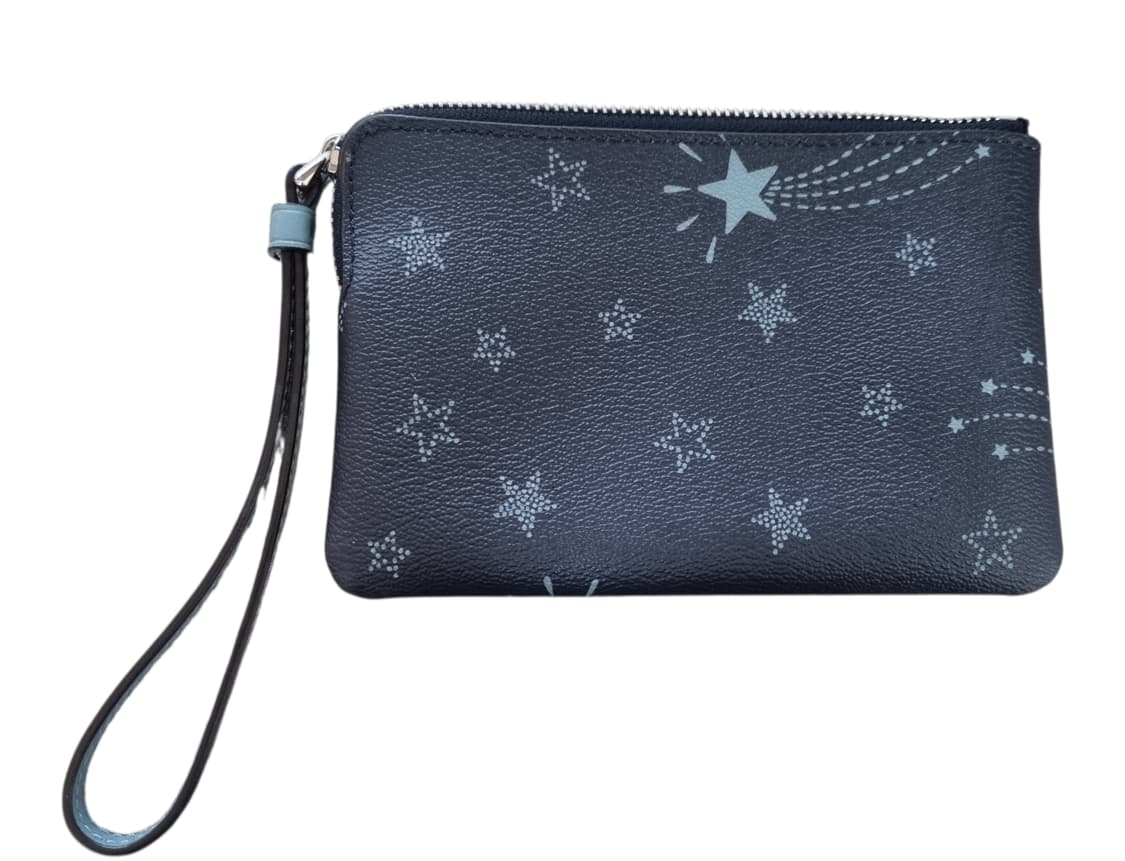 코치 코너 집 리스틀릿 위드 스타 프린트 지갑 카드지갑 상품이미지3