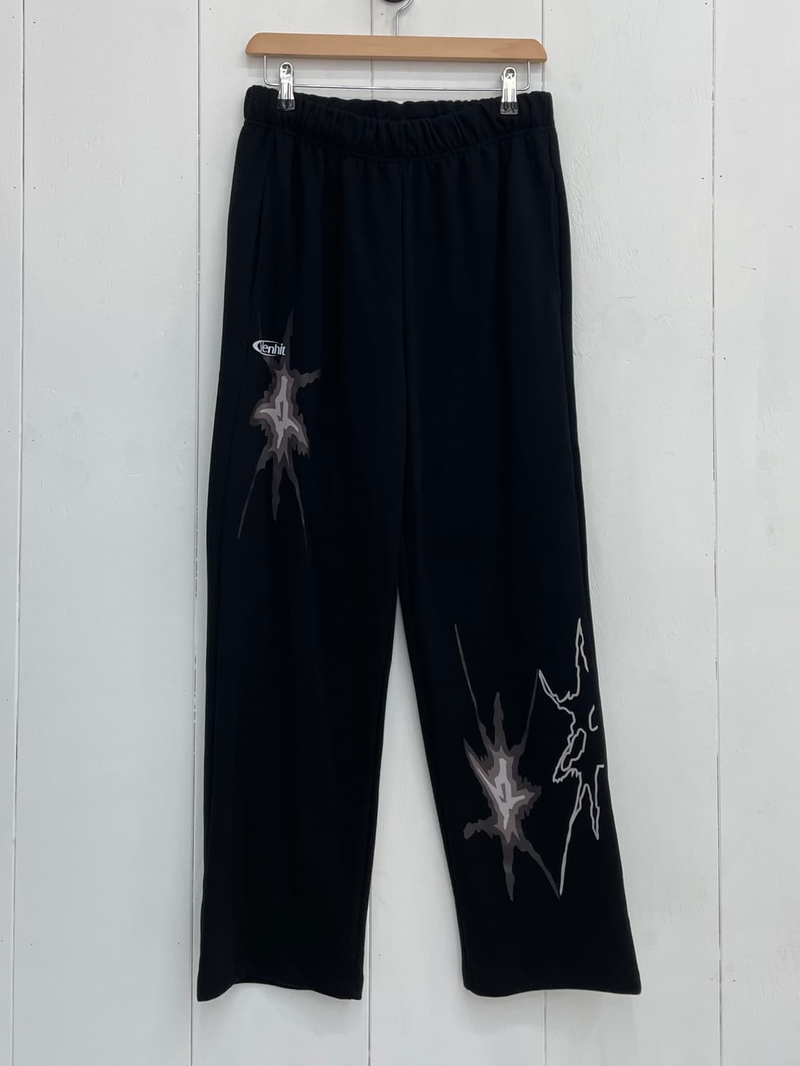 벤힛(The Venhit) 그래픽 와이드 스웨트 팬츠 상품이미지2