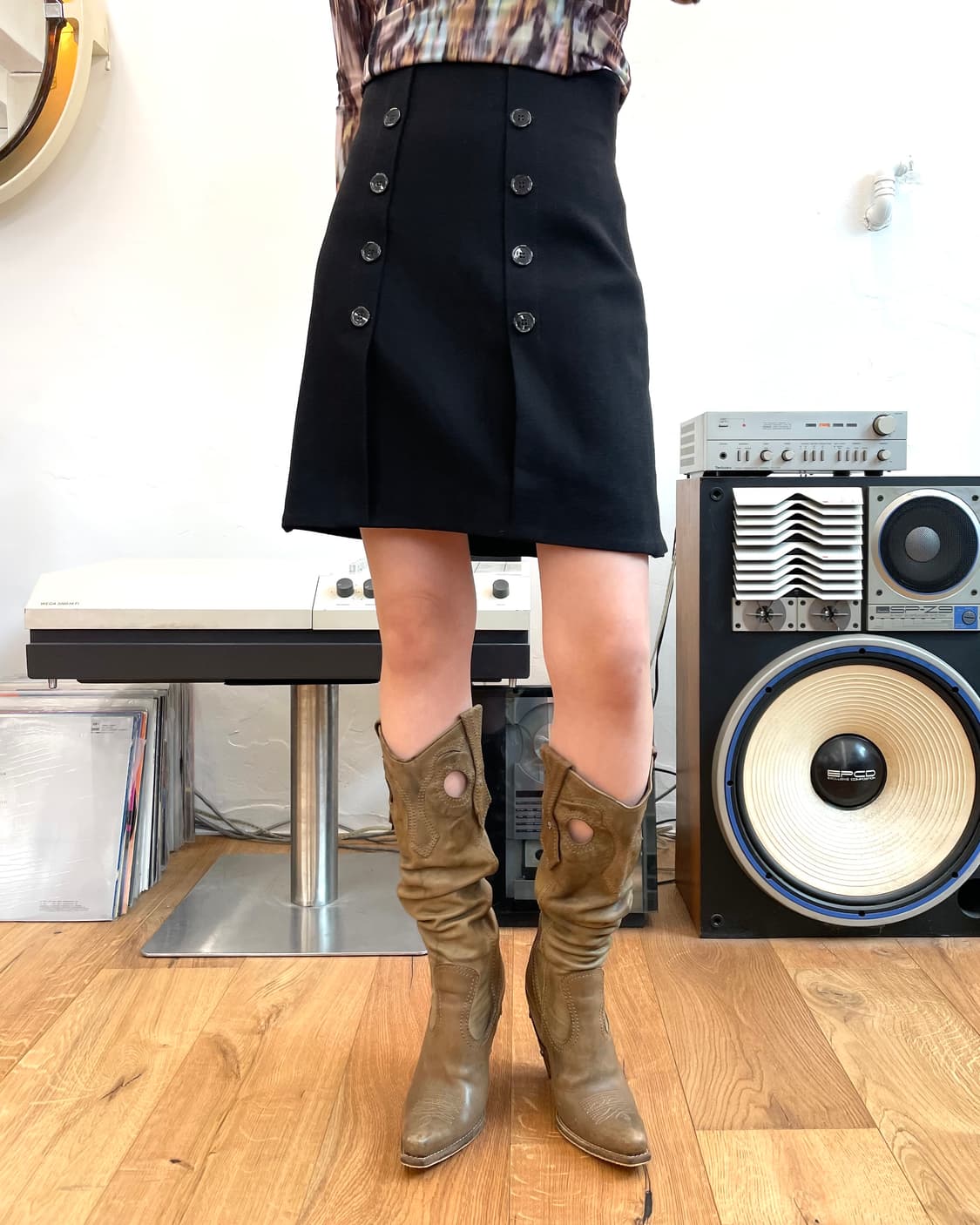 [40] 알렉산더맥퀸 버튼 스커트 상품이미지1