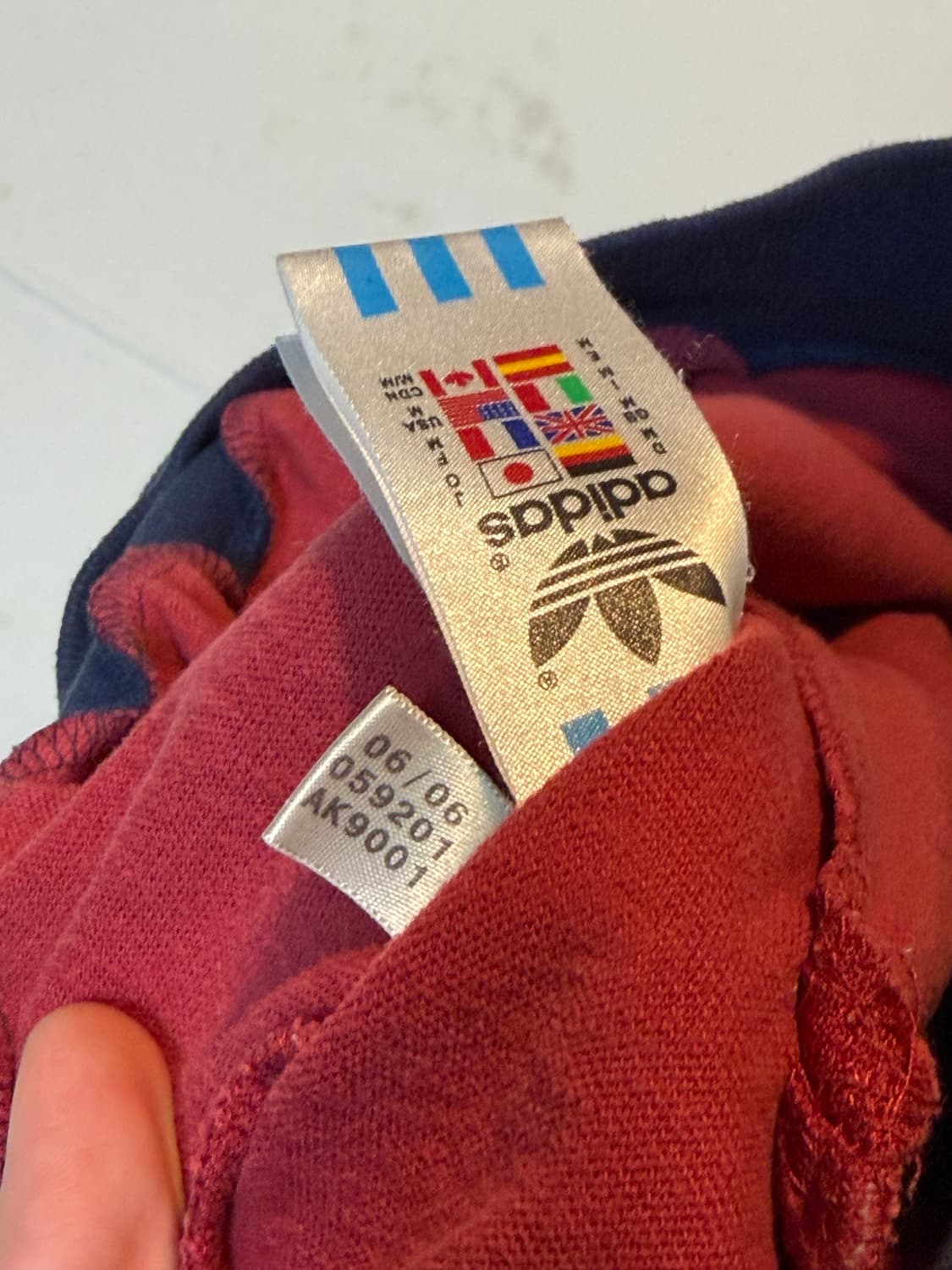 00s 아디다스 바르셀로나 버건디 트랙탑 져지 상품이미지5