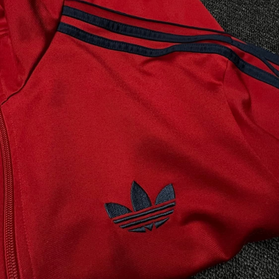아디다스 대대장 레드 네이비 파이어버드 트랙탑 110 상품이미지4