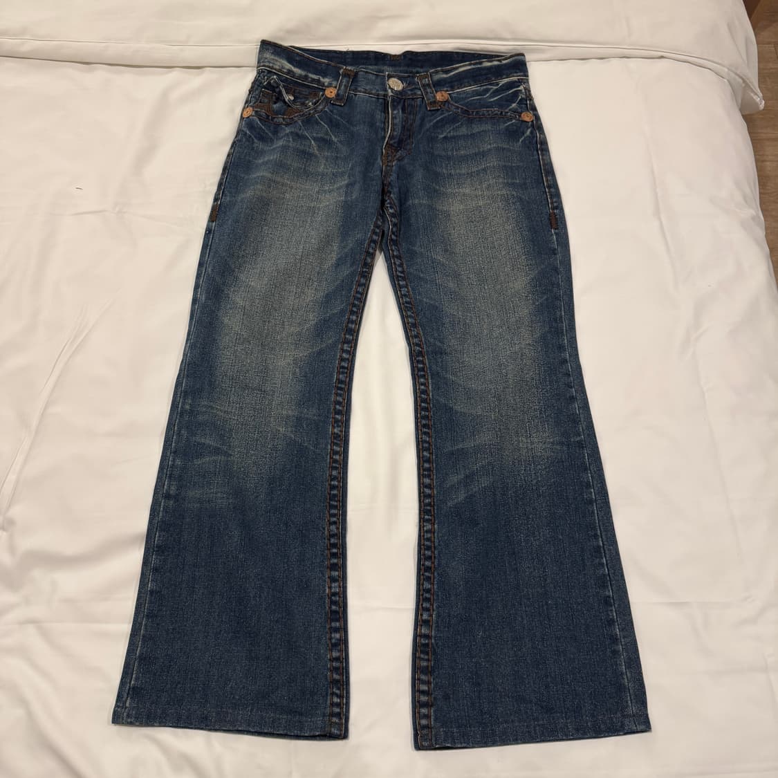 트루릴리젼 세미부츠컷 데님 팬츠 32 상품이미지8