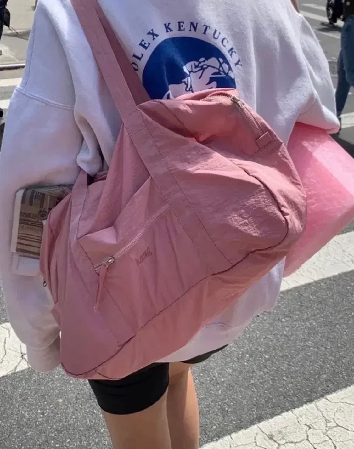 헤이그 더플백 핑크 상품이미지1