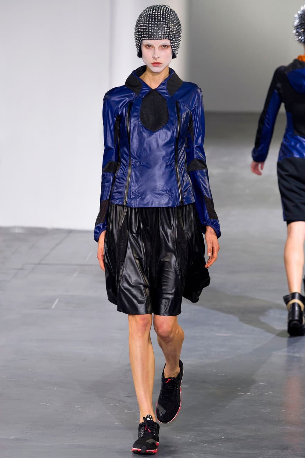 Zipper Mesh Detail Jacket 상품이미지1