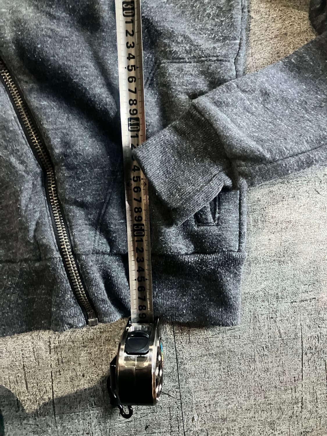 Abecrombie 아베크롬비 핀터깔y2k 사선지퍼 보헤미안 후드집업 상품이미지3