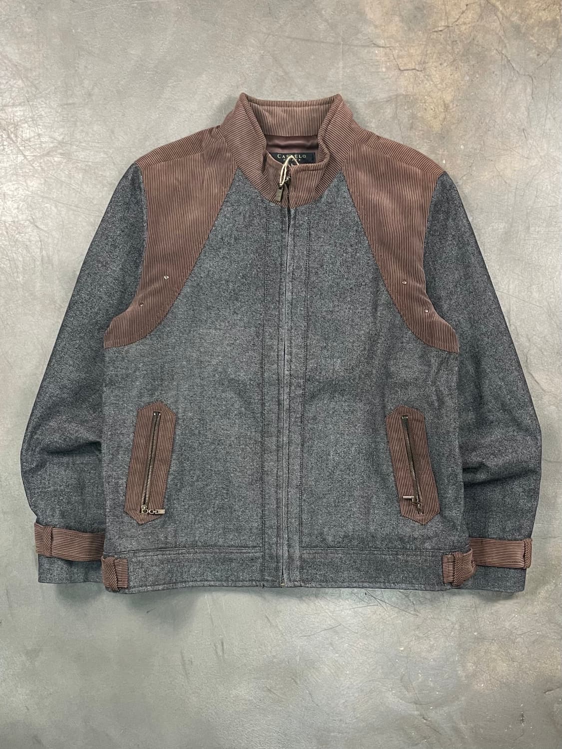 빈티지 웨스턴 블루종 자켓 상품이미지1