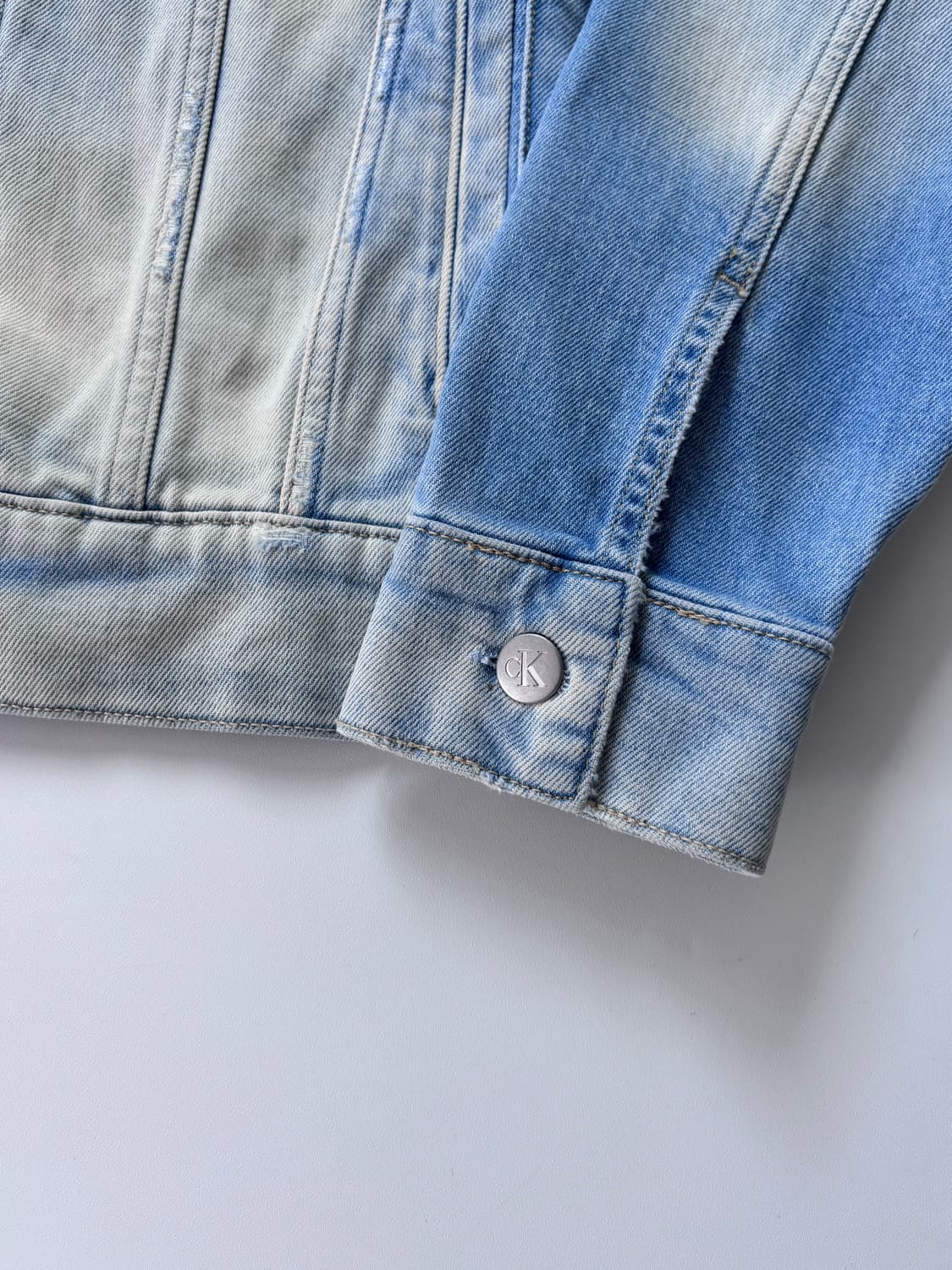 Calvin Klein 캘빈클라인 연청 데님 자켓 상품이미지7