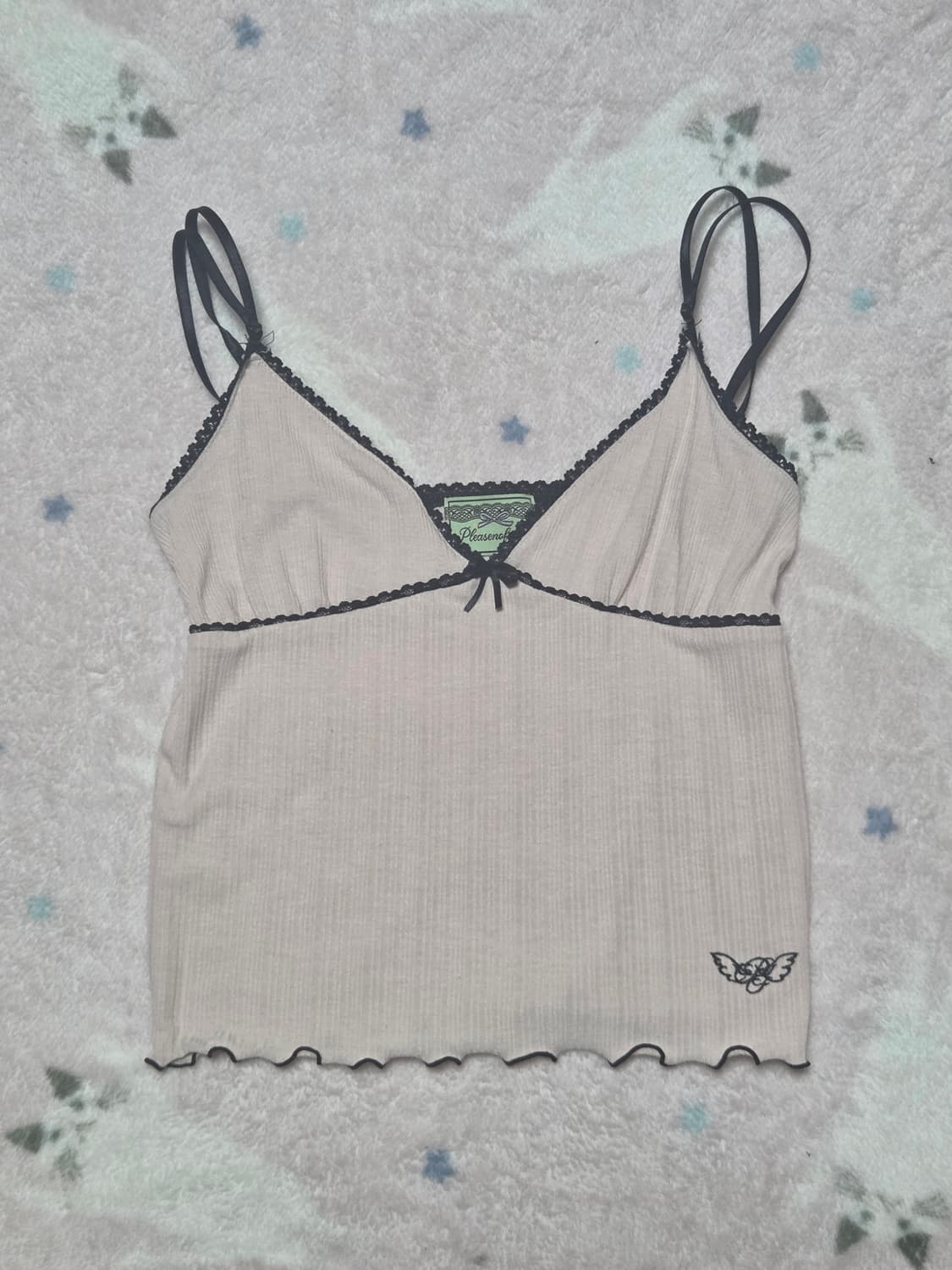 플리즈노팔로우 다니엘리본슬리브 핑크 상품이미지1