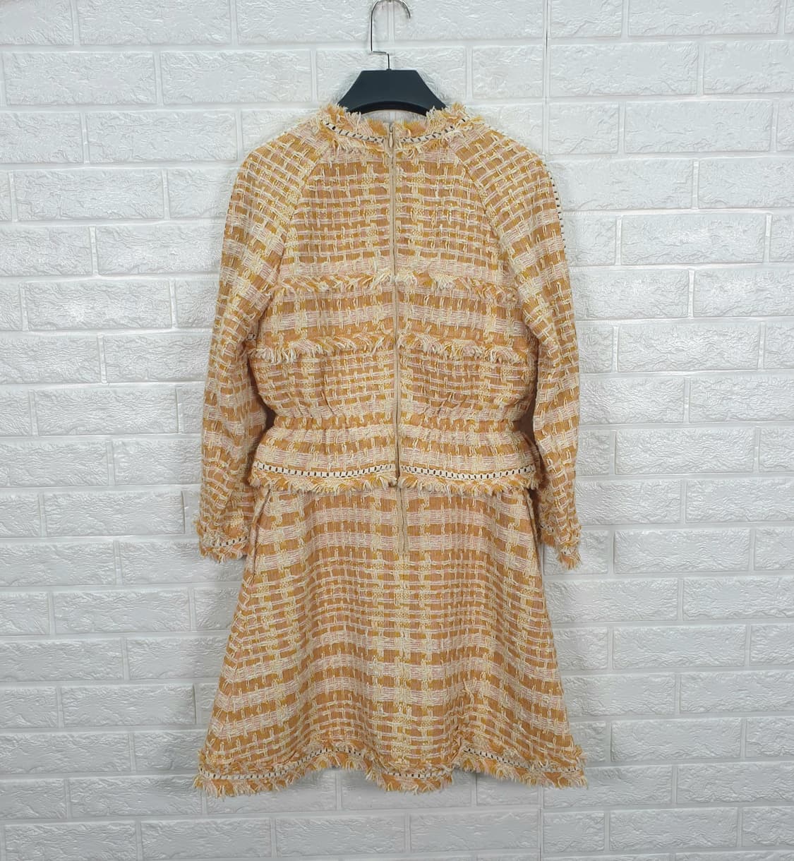 [55]마인 이태리 수입 원단 트위드 원피스 상품이미지2