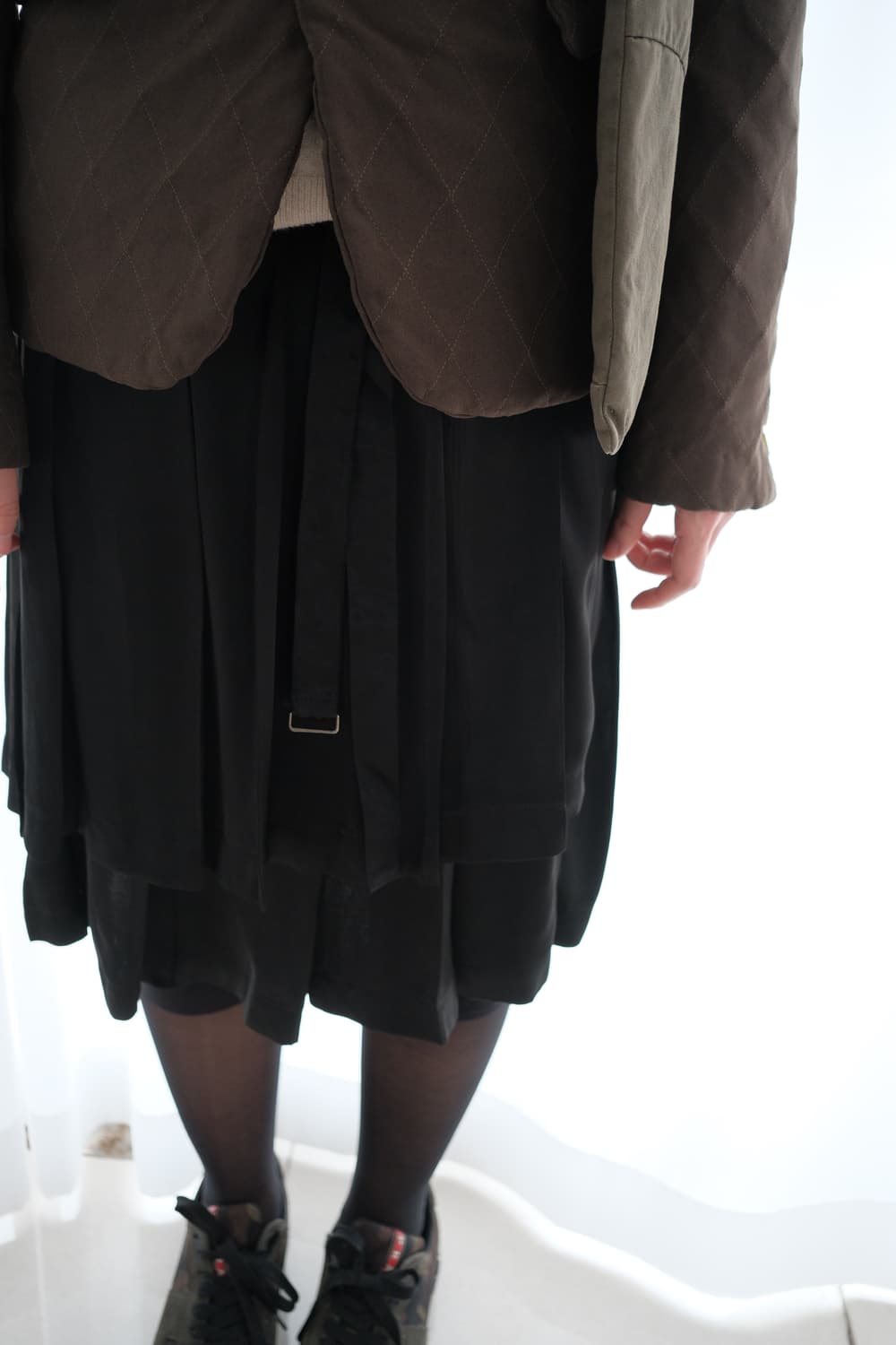 Satin wrap skirt  상품이미지2