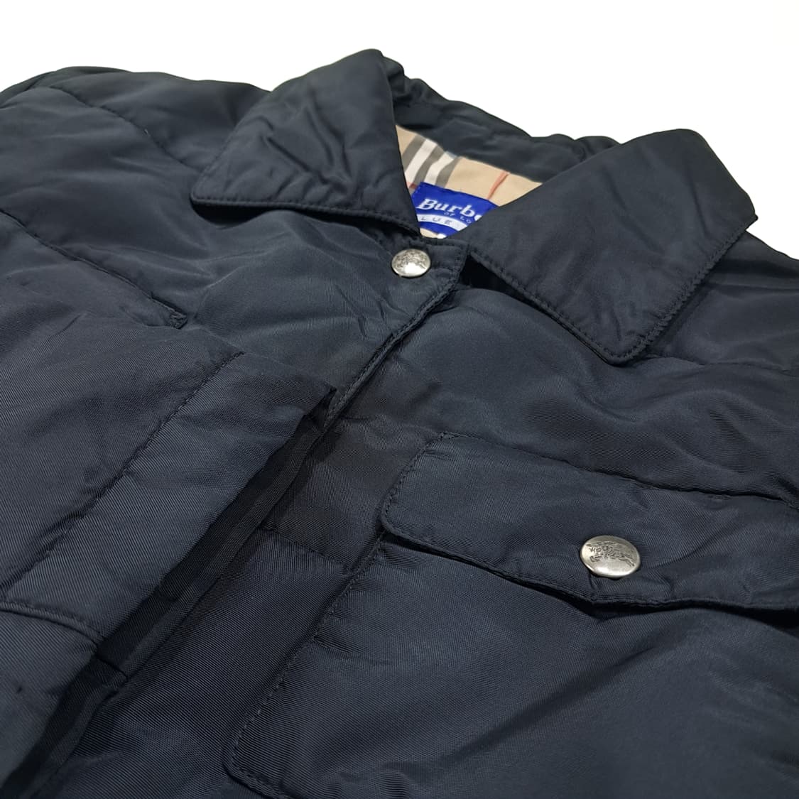 CL903 L 버버리 90s 일본판 퀼팅 패딩 자켓 아우터 상품이미지4