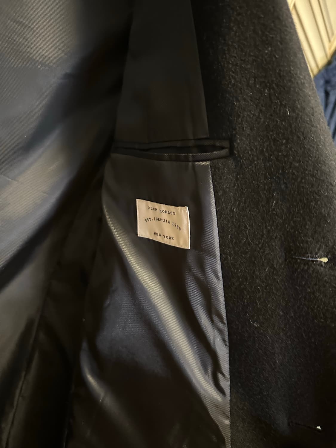 클럽모나코 울 캐시미어 코트 상품이미지3