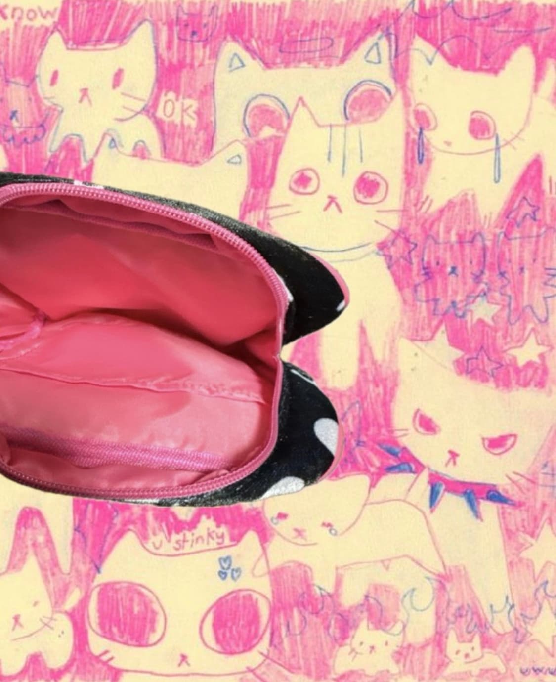 츠모리 치사토 도트 패턴 파우치 상품이미지2