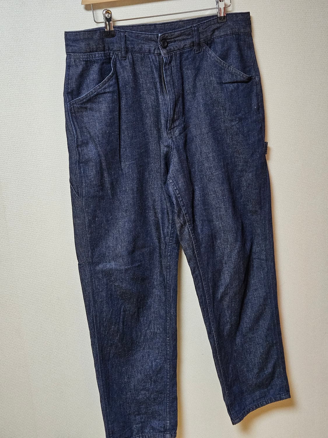 유니클로 데님 워크 펜츠 코튼 린넨 상품이미지2