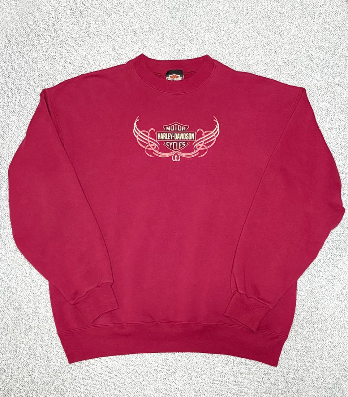 90s Vintage 할리 데이비슨 OKC 12주년 프로모션 스웻셔츠 상품이미지1