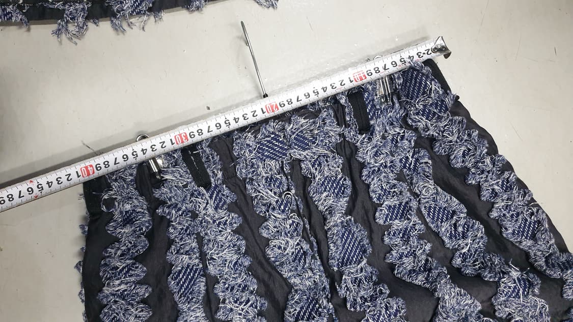 데님프린지 패턴 셔츠 & 바지 세트 상품이미지10