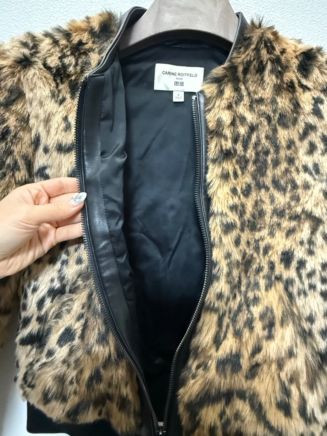 UniqloX CARINE ROITFELD leopard fur 상품이미지4