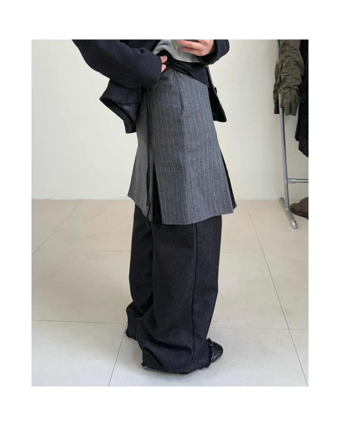 빈티지 울 혼방 스커트 상품이미지6