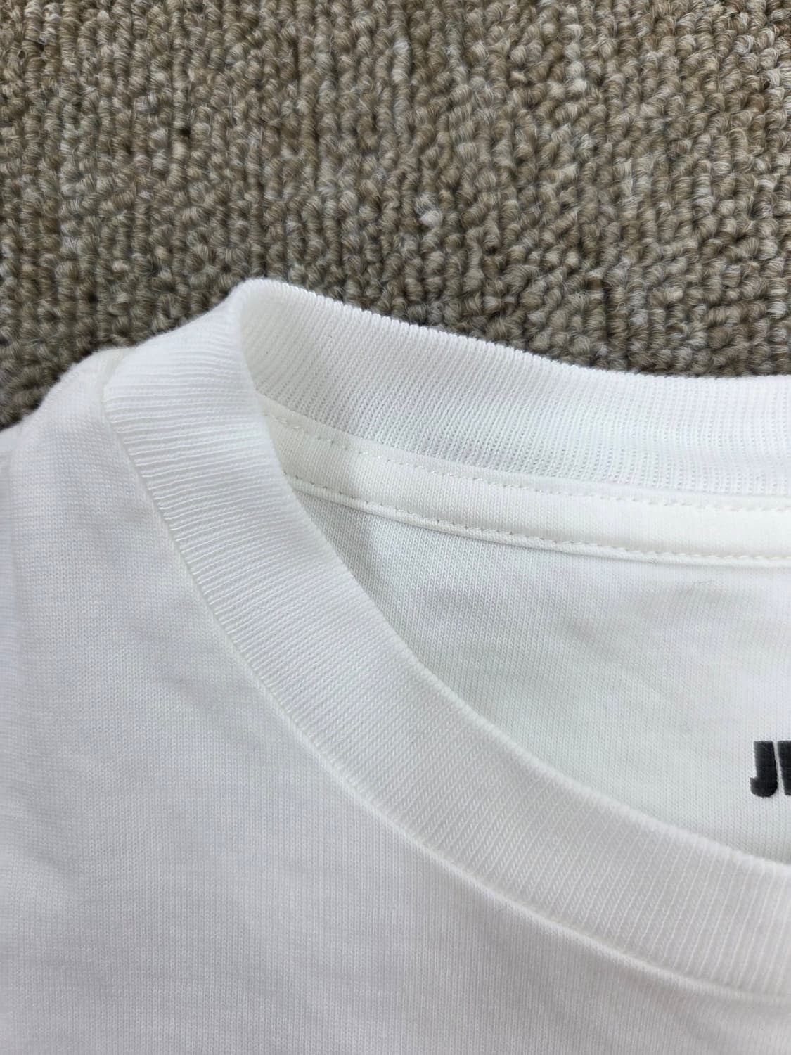 S 질샌더 JIL SANDER 여성 오가닉 로고 반팔 화이트 상품이미지4