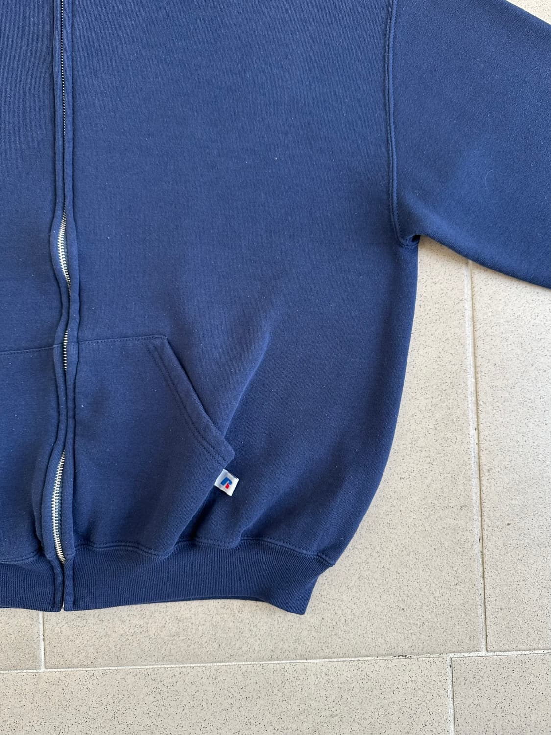 00s 빈티지 러셀 후드집업 네이비 L 상품이미지3