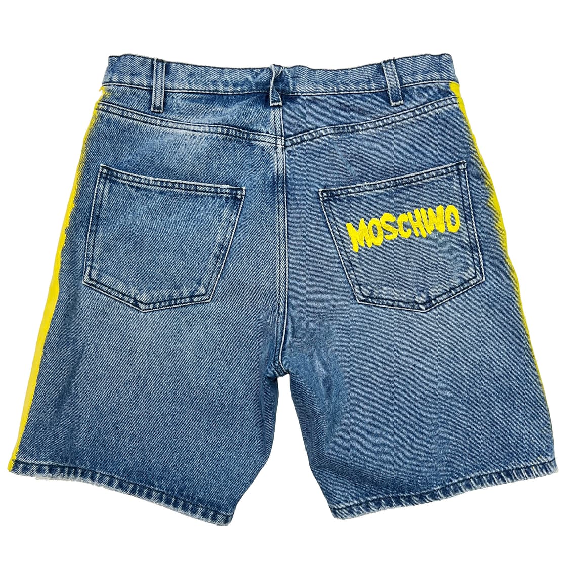 모스키노 23ss Paint denim shorts (46)  상품이미지1