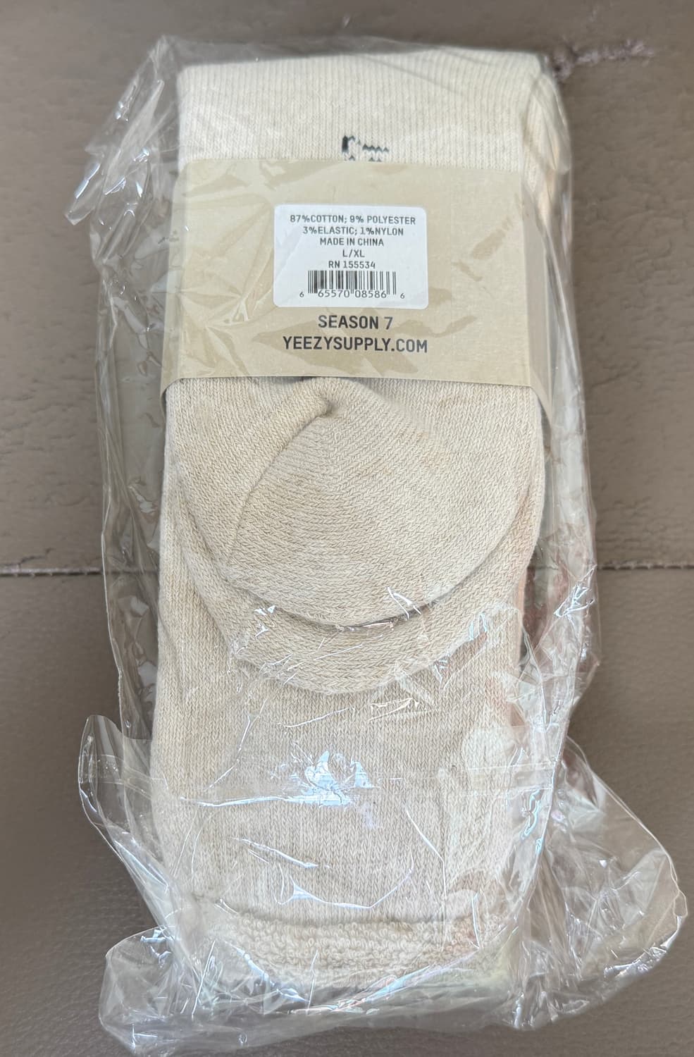 [새상품/L,XL] 이지 시즌7 칼라바사스 삭스 양말 3페어 상품이미지3