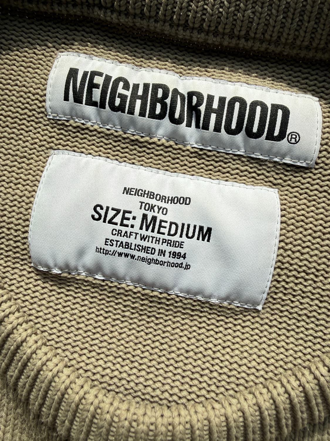 네이버후드 크루넥 스웨터 M(L) 상품이미지5