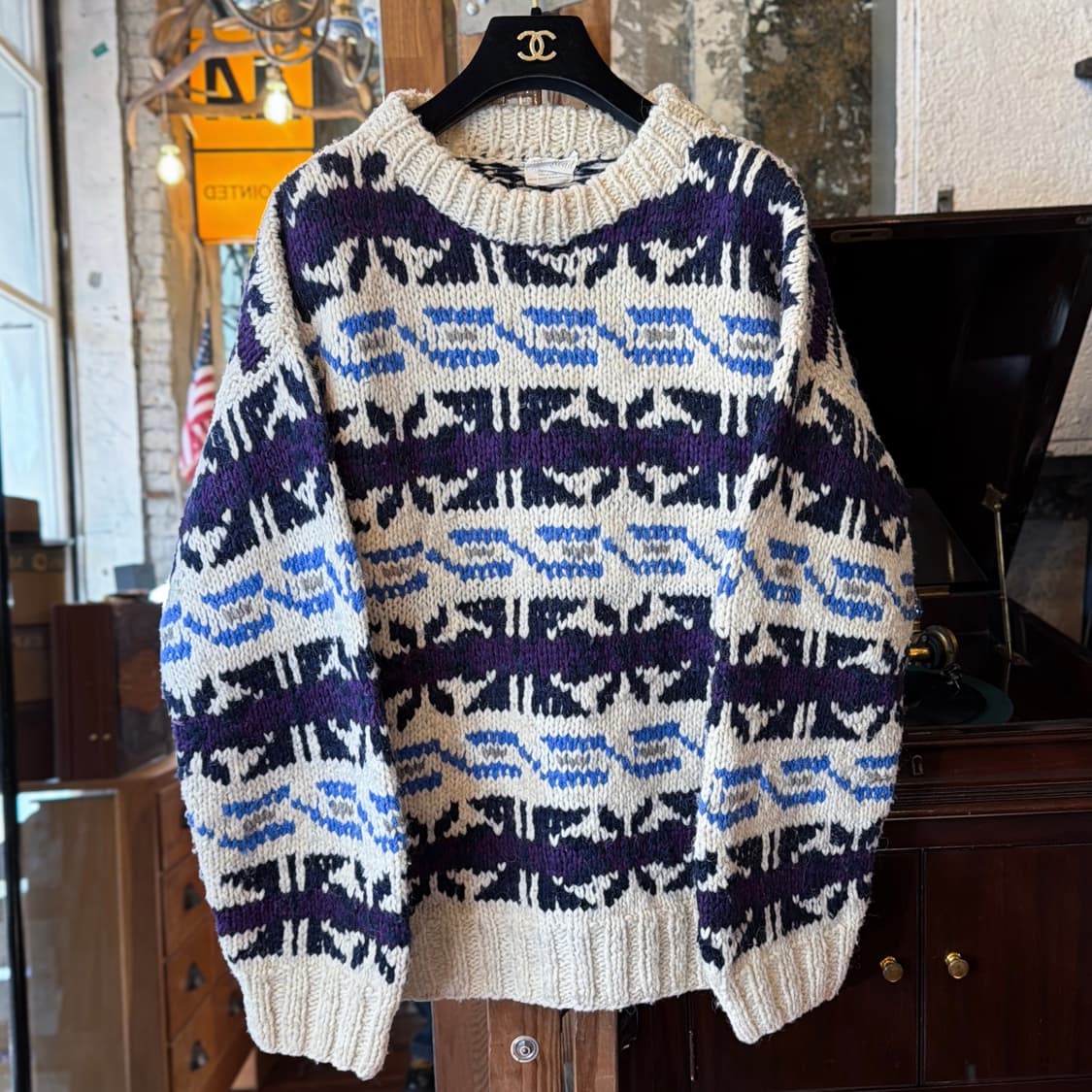 Silk Road 핸드메이드 빈티지 스웨터 상품이미지1